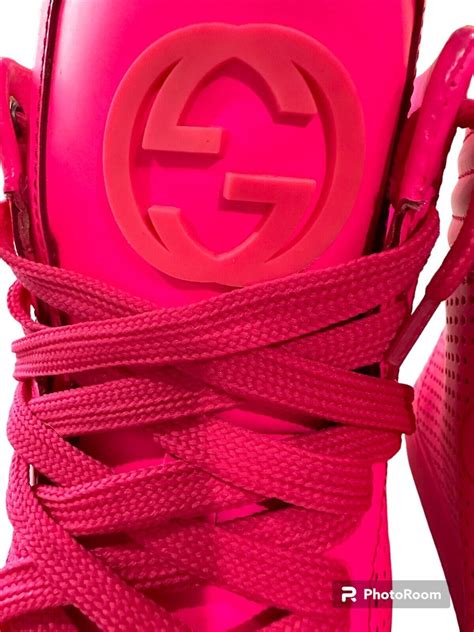 gucci coda sneakers pink|pink Gucci sneakers high top.